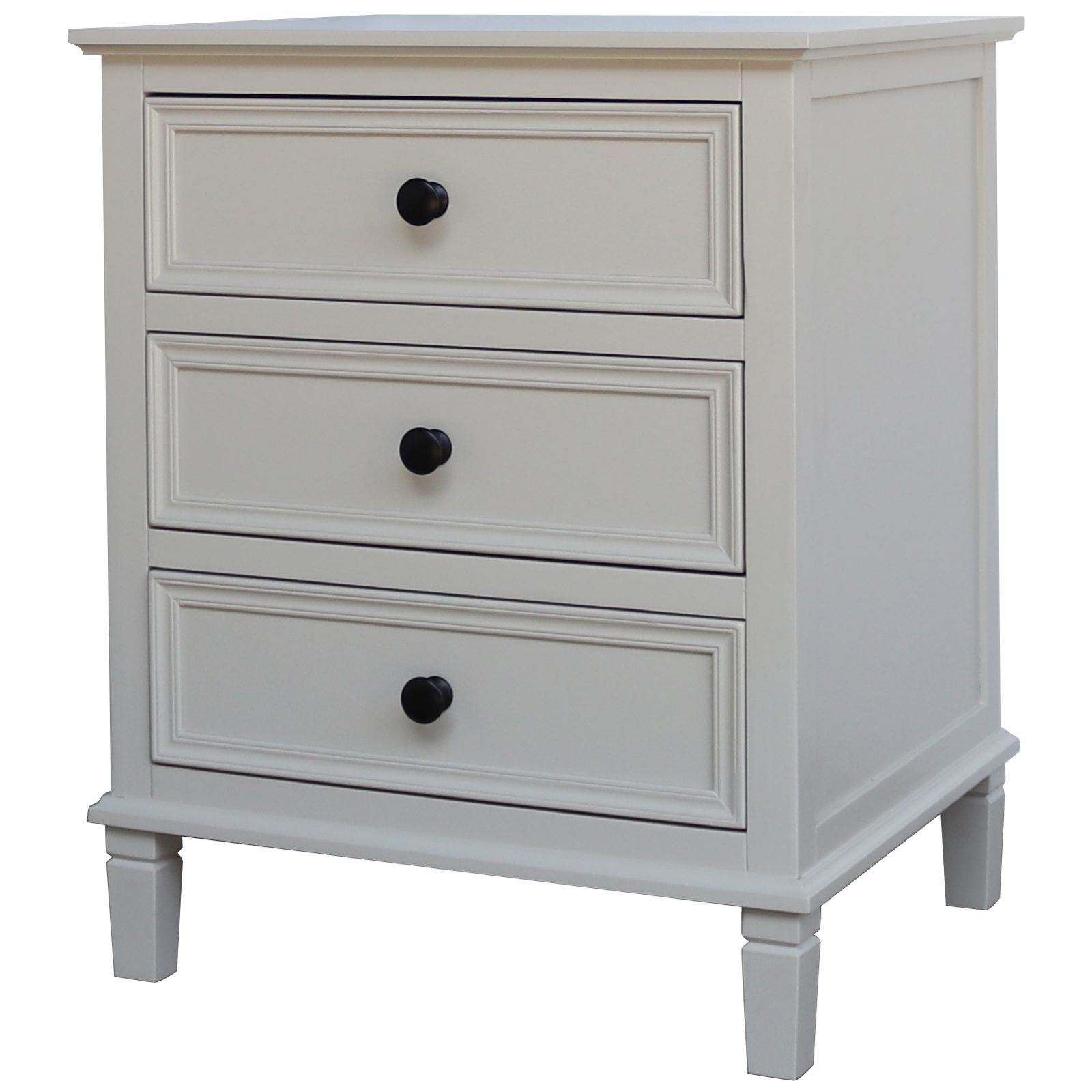 Belmont Collection 3 Drawer Bedside Table - Bowen Interiors